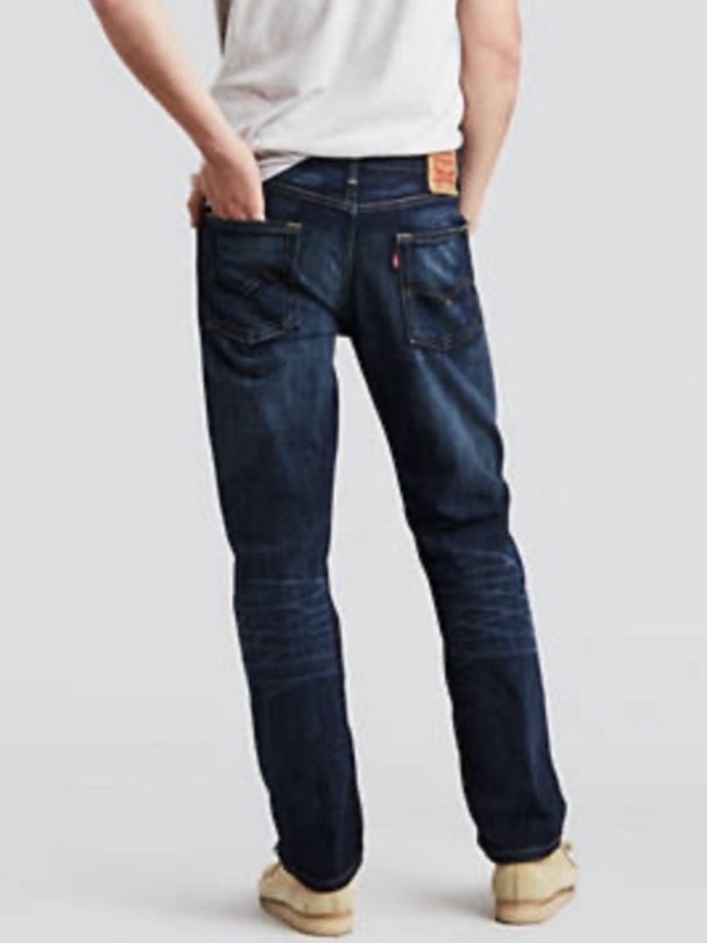 Levi's 513 Men's Size 36 Straight Dark Wash Denim Jeans in EUC